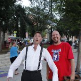2013-07-11 20.06.38  Street Preformers&#39; Festival: This gentleman played a Cyberman on Doctor Who.